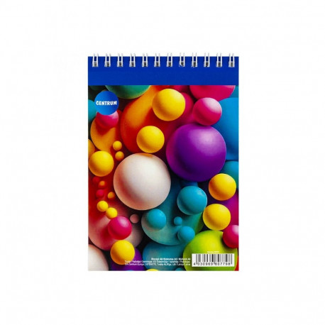 Notebook A6 squared 60sh. top spiral