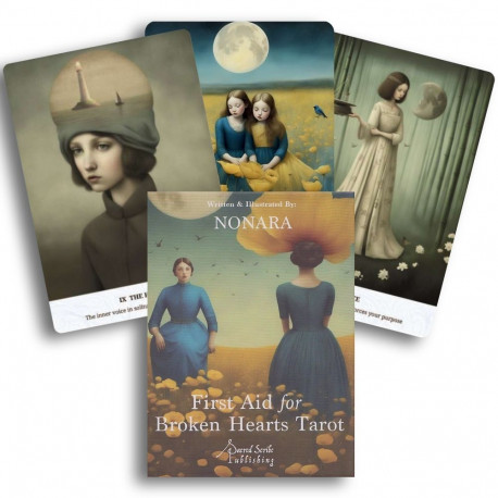 Tarot Deck - First Aid for Broken Hearts 78 Cards Guidebook 13.5x10x5 cm 460 g