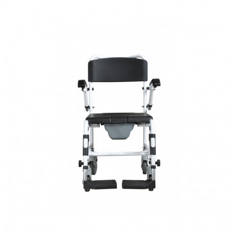 Toilet and Shower Trolley - Master TIM Plus Steel 4-Wheel Black/White