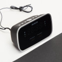 Aiwa CRU-19BK Alarm Clock Radio 2x USB