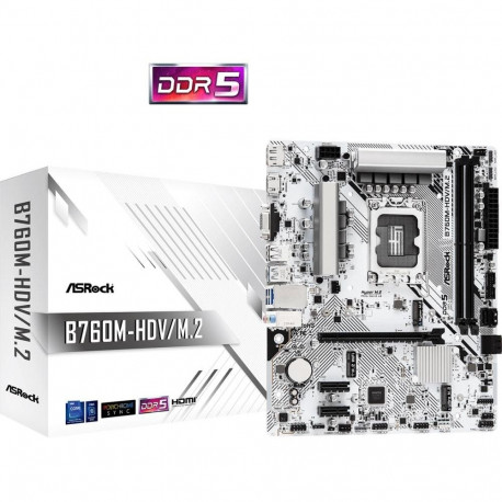 ASRock B760M-HDV/M.2 mATX Mainboard LGA1700