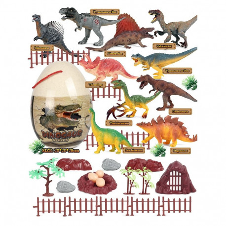 Dinosauruse komplekt muna sees