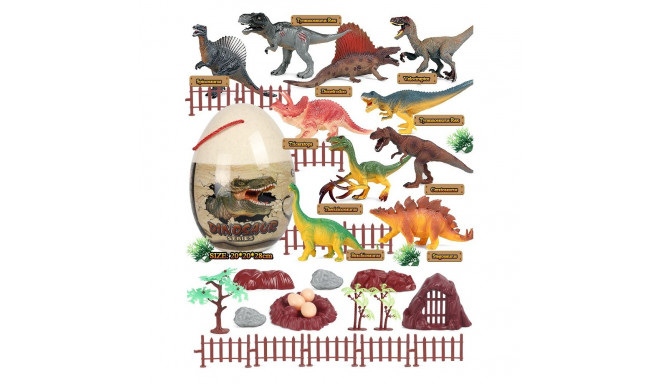 Dinosauruse komplekt muna sees