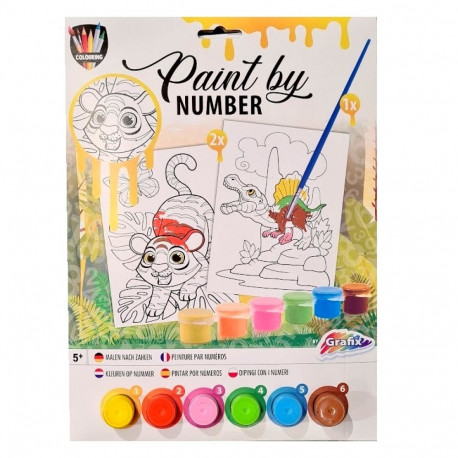 Grafix komplekt Värvi numbri järgi