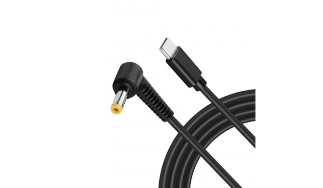 Fusion notebook charging cable USB-C to HP 4.8 x 1.7 mm | 18.5V-20V | 100W | 1.8m