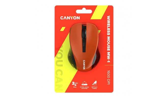 Canyon CANYON mouse MW-1 Wireless Orange