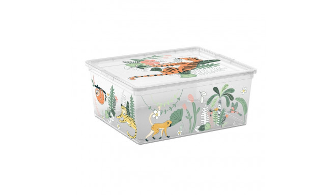 STORAGE BOX 40X34X17CM 18L ANIMALS