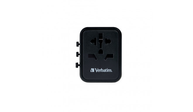 VERBATIM Universal Travel Adapter12W 2xUSB-A UTA-1 49543