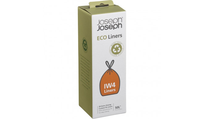Joseph Joseph IW4 50L Grey Recycled Bin Liners