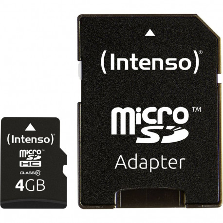 Intenso microSDHC 3413450 4GB C10 adapteriga