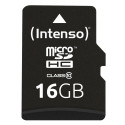 Intenso microSDHC 16GB C10 adapteriga