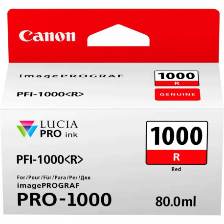 Canon PFI-1000 R punane
