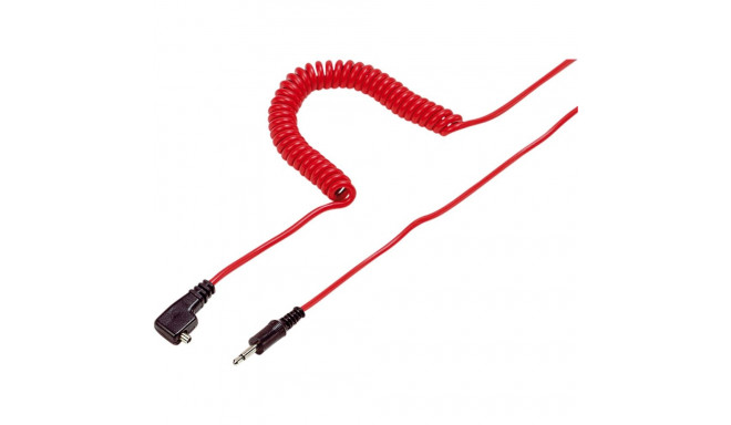 Kaiser Flash kaabel, punane 10m PC pistik ja 3,5mm pistik 1408