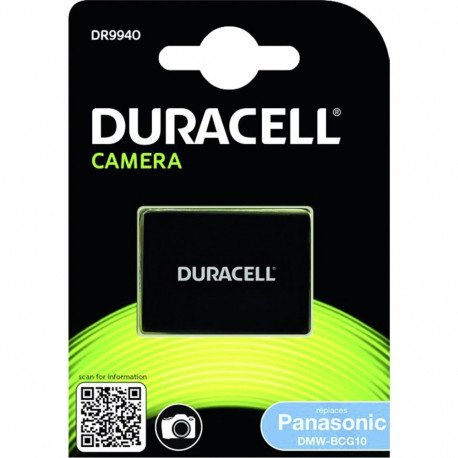 Duracell liitiumioonaku 890mAh Panasonic DMW-BCG10 jaoks