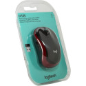 Logitech M 185 Cordless Notebook Mouse USB black / red