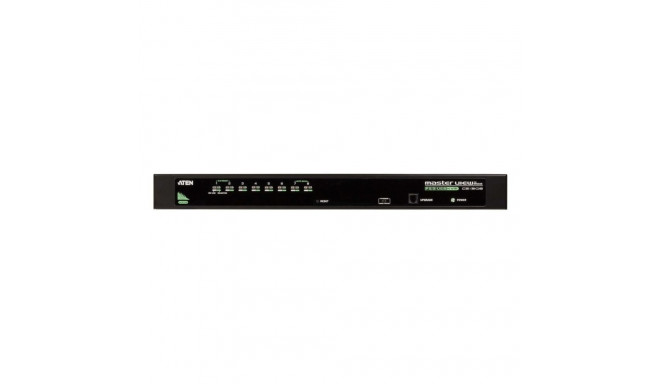ATEN 8-port KVM PS/2+USB, OSD, rack 19",comb. konzole