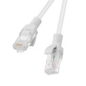 PATCHCORD CAT.5E UTP 0.5M GREY FLUKE PASSED LANBERG 10-PACK