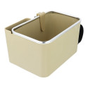 Car organizer with cup holder beige