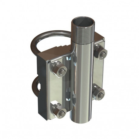 10000-123 Stainless Steel mast/Rail mounting bracket 1"-14NF