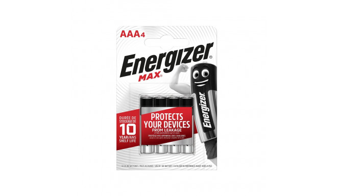 Energizer AAA (LR03) Max leelispatarei, 4 tk/bl