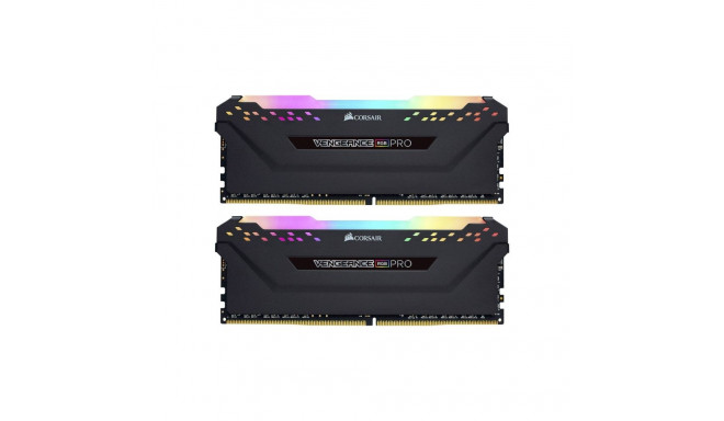 Corsair DDR4 - 32 GB -3600 - CL - 18 - Dual Kit, Vengeance RGB PRO (black, CMW32GX4M2Z3600C18)