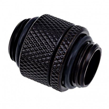 Alphacool Eiszapfen double nipple 1/4", black - 17244
