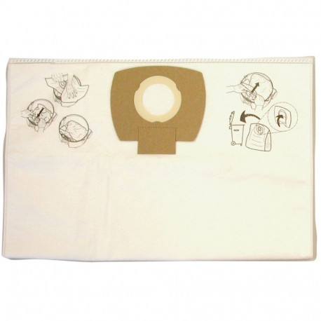 Makita Filter bag L 5pcs P-72899