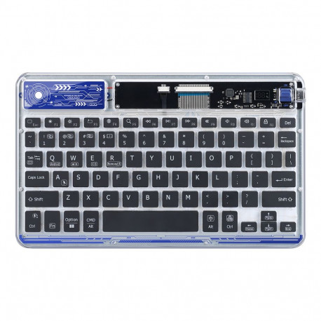 Dux Ducis Keyboard (CK Series) Wireless for Laptop / Tablet / Phone - Transparent
