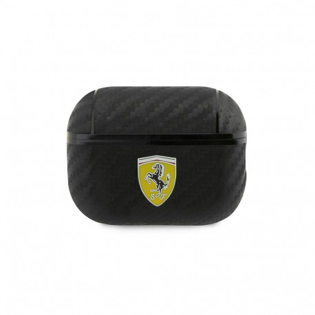 Ferrari FESAP2CABK AirPods Pro 2 cover black/black On Track PU Carbon