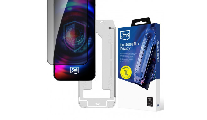 3mk Hardglass Max Privacy Screen Protector for iPhone 15 Pro Max