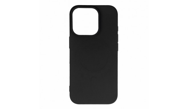 MagSafe Compatible Liquid Silicone Case for iPhone 17 Pro - Black