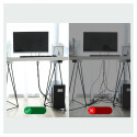 Baseus Rainbow Circle hook and loop Straps - Velcro tape Velcro cable organizer 3m black (ACMGT-F01)