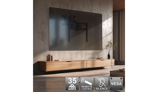 Maclean MC-891 elektriline teleri seinakinnitus kaugjuhtimispuldiga kõrguse reguleerimisega 37'' - 7