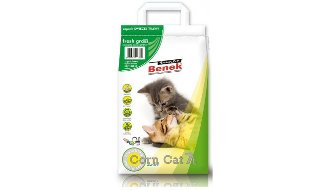 Certech Super Benek Corn Cat värske rohi paakuv maisiliiv 7 l