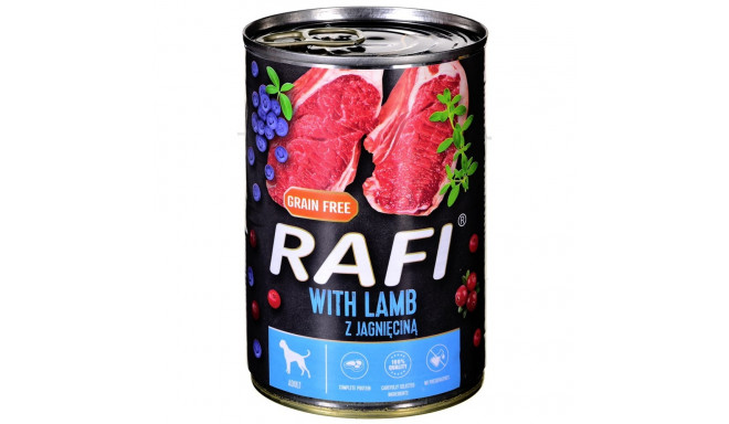 Dolina Noteci Rafi with lamb, cranberry and blueberry - wet dog food - 400g