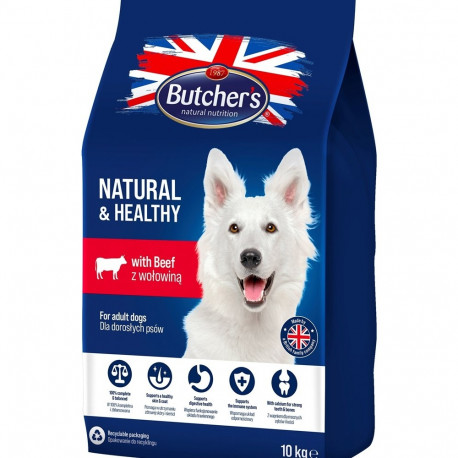 BUTCHER'S Natural&Healthy veiselihaga kuiv koeratoit 10 kg