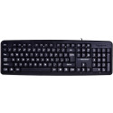 Esperanza EK129 klaviatuur USB QWERTY UK inglise must