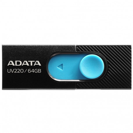 ADATA UV220 USB mälupulk 64 GB USB Type-A 2.0 must, sinine