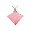 Ręczniczek króliczek 35x35 cm różowy