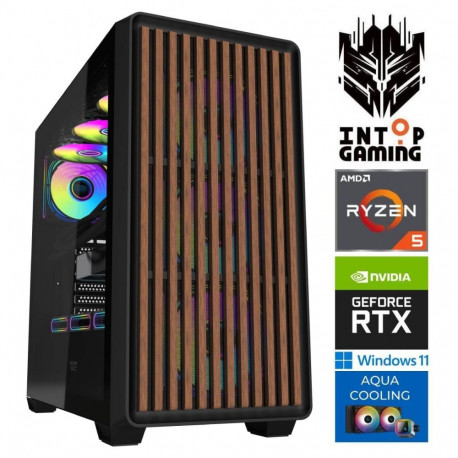 INTOP AQUA Ryzen 5 9600X 32GB DDR5 1TB SSD M.2 NVME+2TB RTX5050 8GB WIN11
