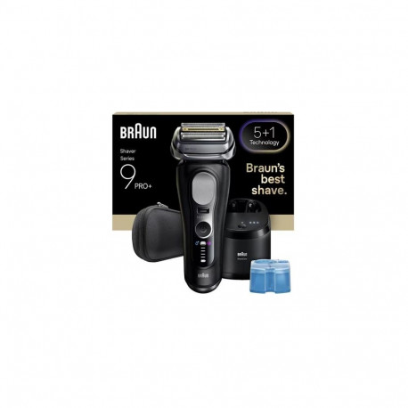 Braun Series 9 Pro+ 9660CC Foil shaver Trimmer Black, Silver