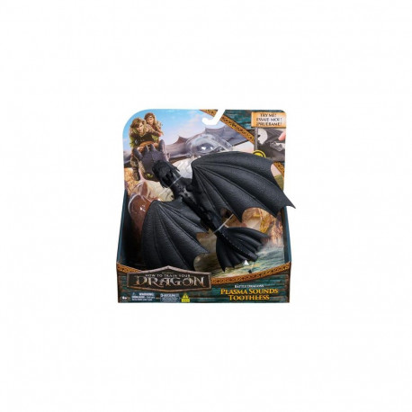 How to train your dragon Dreamworks Dragons, Battle Dragons, Plasma Sounds Night Fury, 13” Action Fi