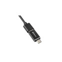 Sharkoon 4044951037582 interface hub USB 3.2 Gen 1 (3.1 Gen 1) Type-C 5000 Mbit/s Black