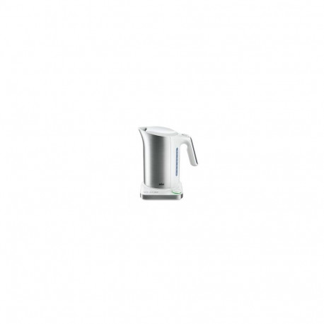 Braun WK 5115 electric kettle 1.7 L 3000 W Silver, White