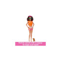 Barbie Doll with Surfboard and Puppy, Poseable Brunette Beach Doll
