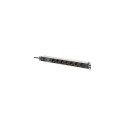 Digitus DN-95441 power distribution unit (PDU) 7 AC outlet(s) 1U Black, Silver