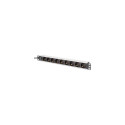 Digitus DN-95437 power distribution unit (PDU) 9 AC outlet(s) 1U Black, Silver
