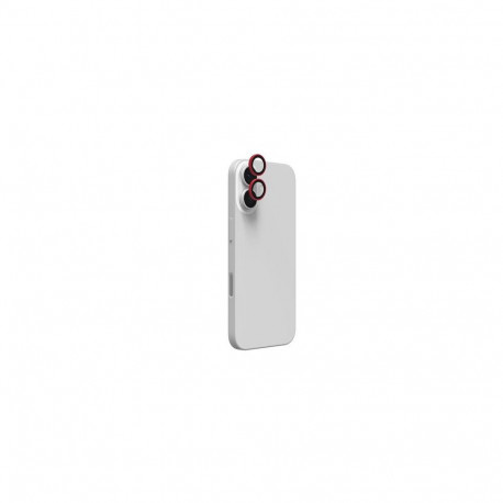 InvisibleShield Glass Elite (CameraRings) Lens Protection For Apple iPhone 17/16/16+ Red