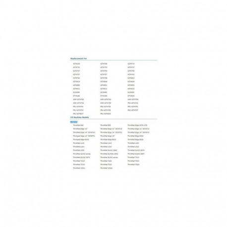 CoreParts MBI2105 laptop spare part Battery