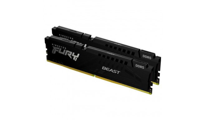 Kingston Technology FURY Beast 64GB 5200MT/s DDR5 CL40 DIMM (Kit of 2) Black